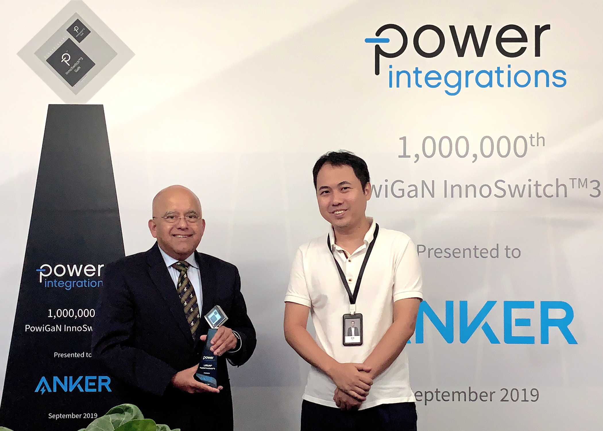 Power Integrations Delivers One-Millionth InnoSwitch3 IC